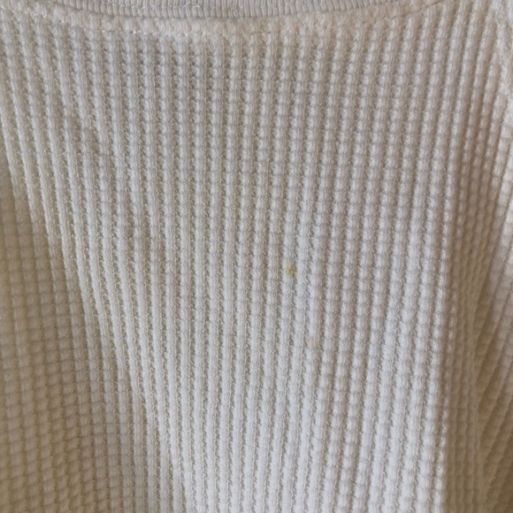 ❤️3for $20 BDG Urban Outfitters UO Sleeveless Ivory Ribbed Tank Top Tee Size SP - Picture 3 of 6